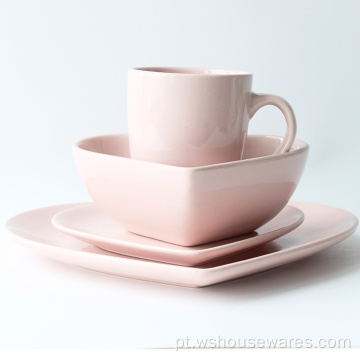 Louça em forma de jantar de porcelana de estilo ocidental